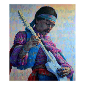 Christina Major Oil on Canvas “Jimi” by Christina Major 56 x 66 2025