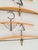 Postmodern Coat Hangers in Brass and Bentwood, 1980, Set of 7 For Sale - Image 10 of 11