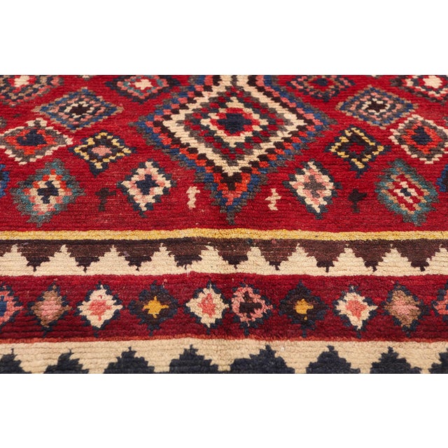Mid 20th Century Vintage Persian Lori Rug - 05'00 X 07'10 For Sale - Image 5 of 9
