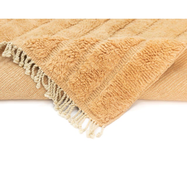 Contemporary Hand-Knotted Wool Rug by Azele Studio For Sale - Image 3 of 9