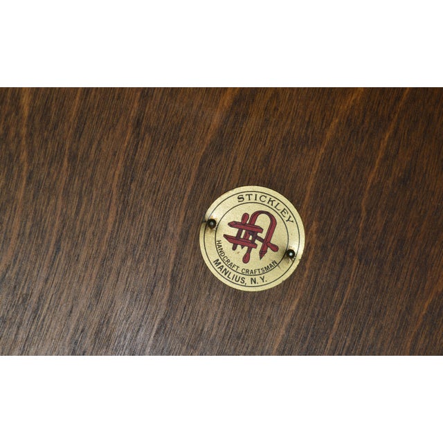 Stickley Arts and Crafts Tile Top Dining Table For Sale - Image 10 of 11