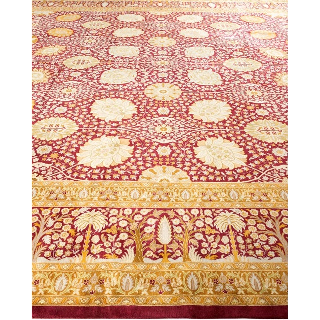 Solo Rugs Mogul, One-of-a-Kind Hand-Knotted Area Rug - Purple, 12' 2" x 15' 4" For Sale - Image 4 of 8