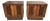 Pair of 1970s Brutalist-Inspired Nightstands For Sale