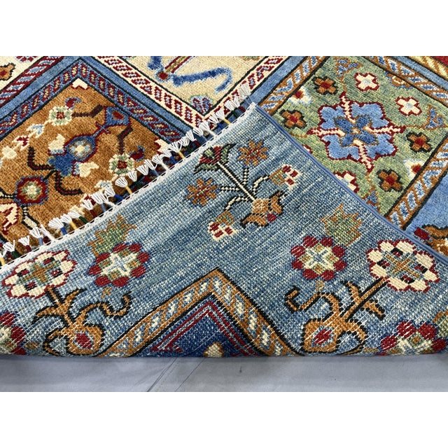 Blue Four Seasons Bakhtiari Design Wool Rug, 5' X 6'6" For Sale - Image 10 of 14
