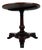 19th Century English Round Mahogany Tripod Side Table For Sale