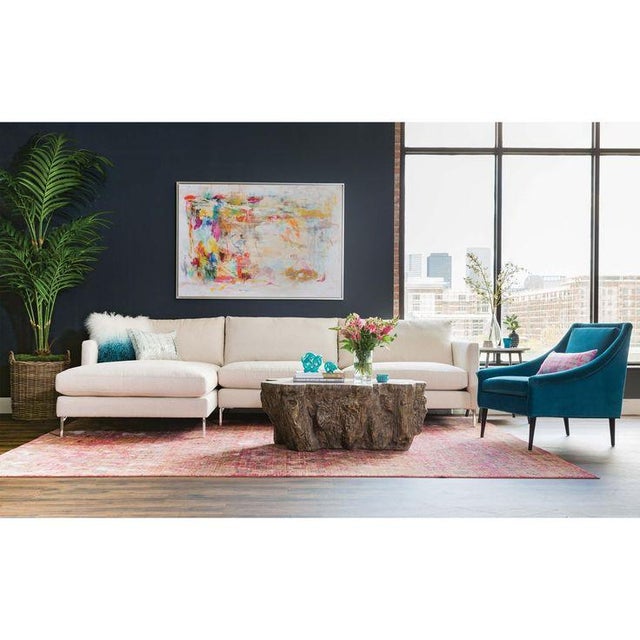 Attributed Palecek Chloe Fossil Clam Lava Coffee Table For Sale - Image 14 of 15