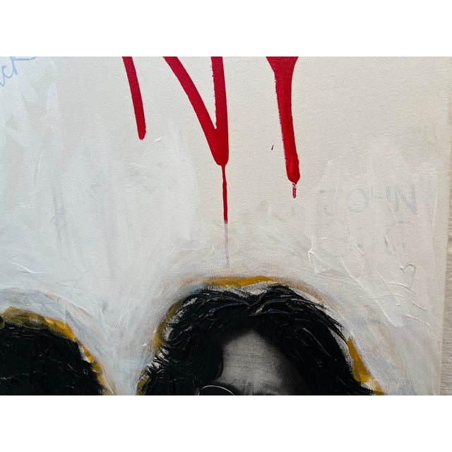 "Rock & Roll Legends No. 2" Mixed-Media Pop Art by Hulbert Waldroup For Sale - Image 14 of 16