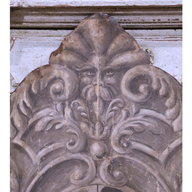 Pair of Early 20th Century Italian Painted Wood Heraldic Shield Wall Panels For Sale In Dallas - Image 6 of 10