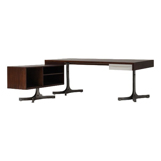 Executive Desk by Trau Arredamenti Metallici S.P.A, 1960s For Sale