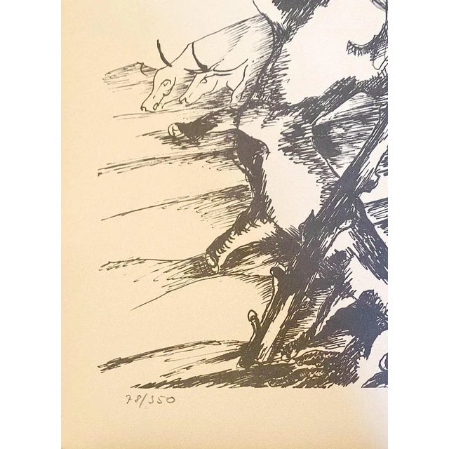 Ossip Zadkine - The Labors of Hercules - Geryon Original lithograph on wove paper Signed in pencil and numbered 78/350...