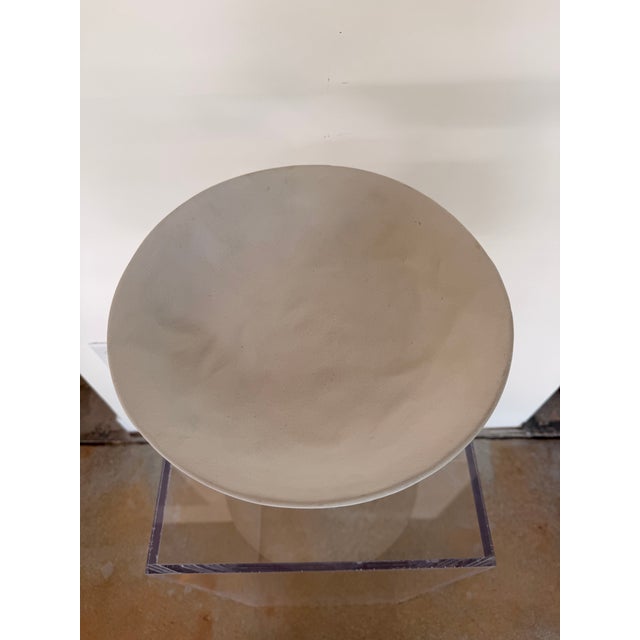 Contemporary Bliss Studio White Aluminum Bowl Stand For Sale - Image 3 of 3