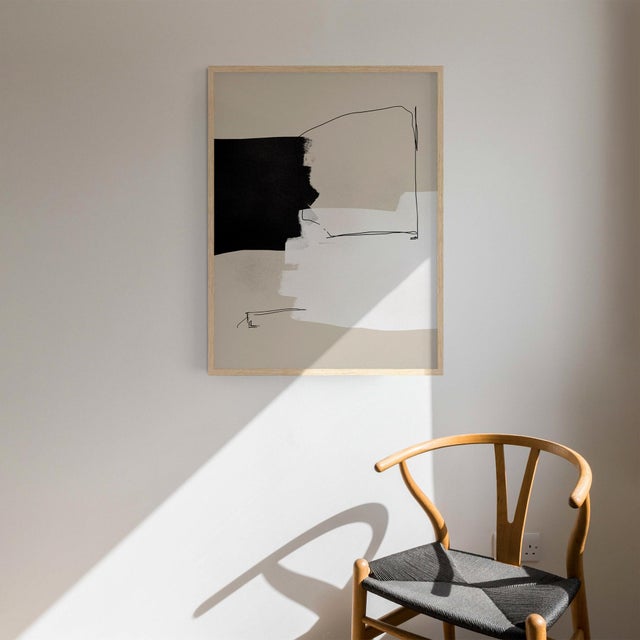 Contemporary Contemporary Abstract Lines Giclee Print For Sale - Image 3 of 5