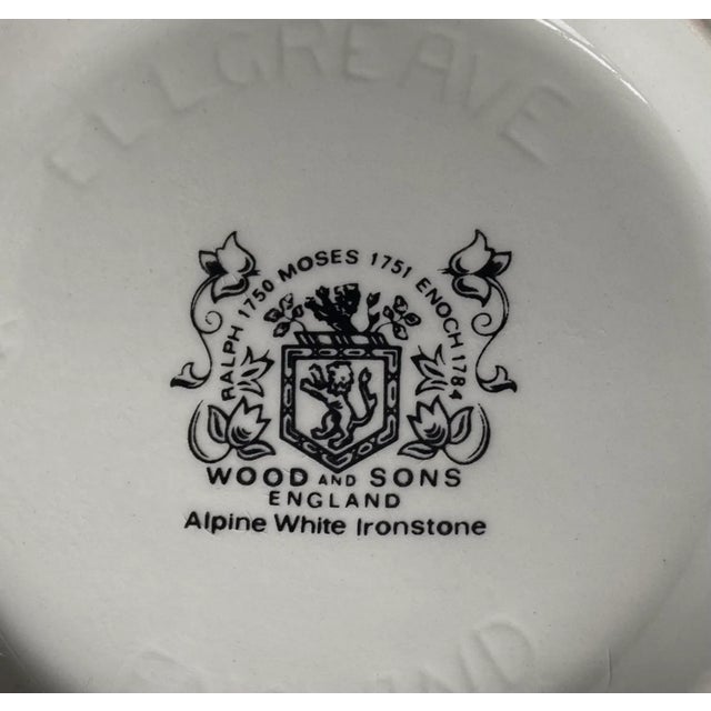 Vintage Wood & Sons Alpine White Ironstone Tea Pot For Sale In New York - Image 6 of 8