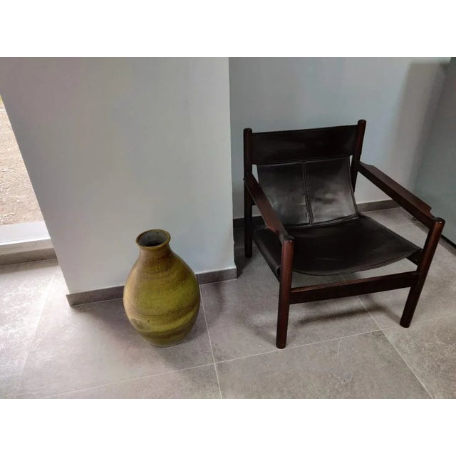 Yellow Mid-Century Vase from Rheinfelden For Sale - Image 8 of 13