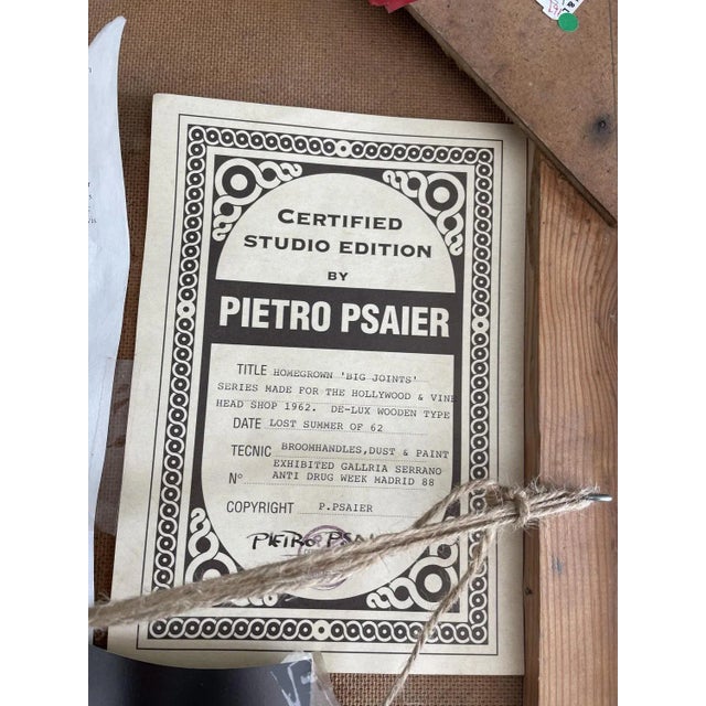 Pietro Psaier, 1960s Pop Art Mixed Media, Oil For Sale - Image 9 of 11