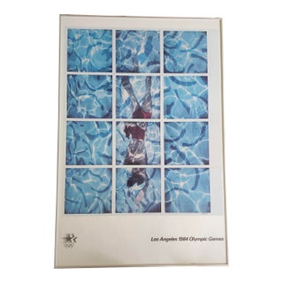 David Hockney Olympic Games 1984 Los Angeles 1984 Offset Lithograph For Sale