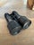 Pair of vintage leather wrapped military binoculars, made in Paris. Likely used in WW2, these vintage binoculars are in...