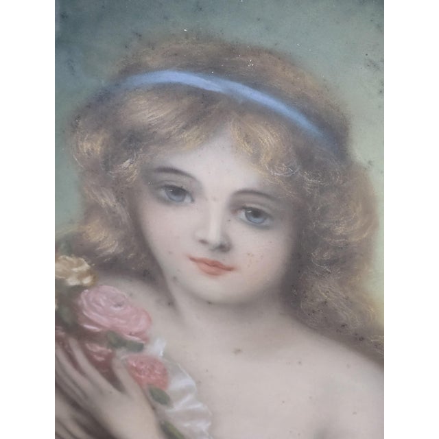 Pair of Greuze Pastel Portraits, 1800s, Pastel, Framed For Sale - Image 11 of 16