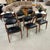 Mid-Century Modern Set of 6 Kai Kristiansen Model 42 Solid Teak "Z" Armchairs 1960s Vintage For Sale - Image 3 of 16