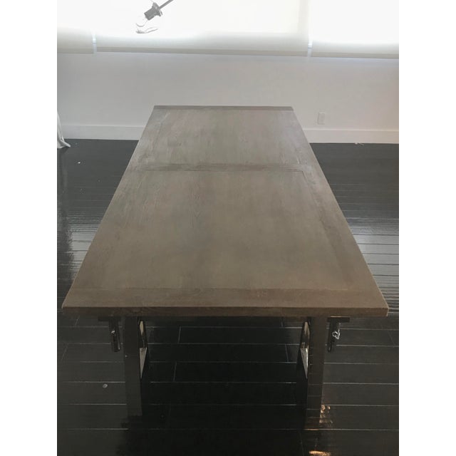 Contemporary Adjustable Dining Table Chairish