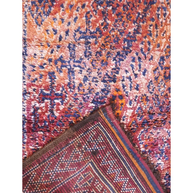 Textile 1980s Collectible Moroccan Wool Rug - 12.4 X 6.5 Ft For Sale - Image 7 of 8
