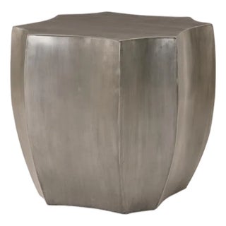 Century Furniture Emerge Zinc Lamp Table For Sale