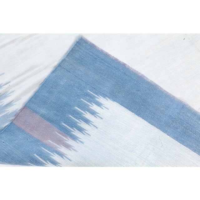 Textile Vintage Indian Dhurie Rug Doris Leslie Blau For Sale - Image 7 of 7