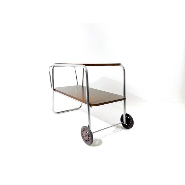 Vintage Bauhaus Tea Serving Cart, 1940 For Sale - Image 14 of 18