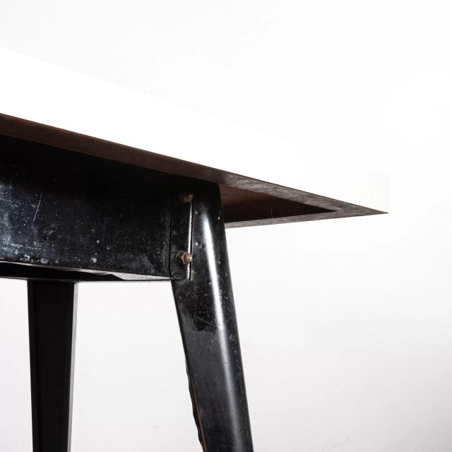 Tolix French Rectangular Dining Table by Tolix, 1950s For Sale - Image 4 of 16