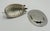Emilia Castillo Silver Plate Armadillo Butter Dish With Malachite, Taxco Mexico For Sale - Image 12 of 18
