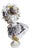 CSS 14"h. Seashells Marble Bust of Apollo For Sale