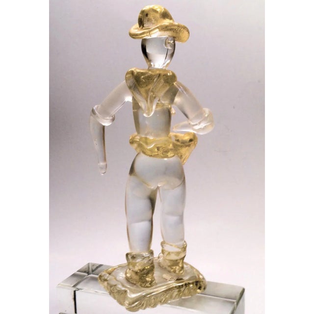 Murano Seminatore Solid Glass Figure by Ercole Barovier, 1930 For Sale - Image 10 of 12