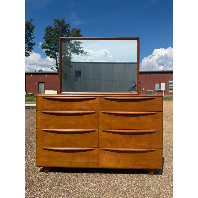 Mid-Century Modern Heywood-Wakefield Encore Mid-Century Modern 9-Drawer Dresser For Sale - Image 3 of 10