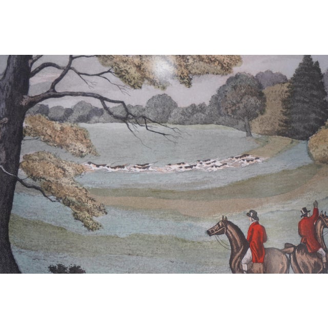 Hunt Scene Engraving of the Surrey Fox Hounds 1824 For Sale - Image 11 of 13