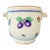 Richard Ginori Italian Fruits Cachepot Jardiniere Porcelain Italy Gold Trim For Sale