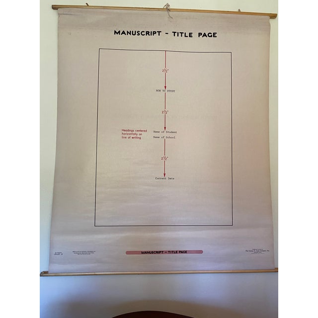 1960s Old Secretary School Type Posters No. 16 - Poster B For Sale - Image 9 of 12