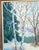 White Early 20th Century American Impressionist Modernist Winter Landscape by Walt Trag For Sale - Image 8 of 15