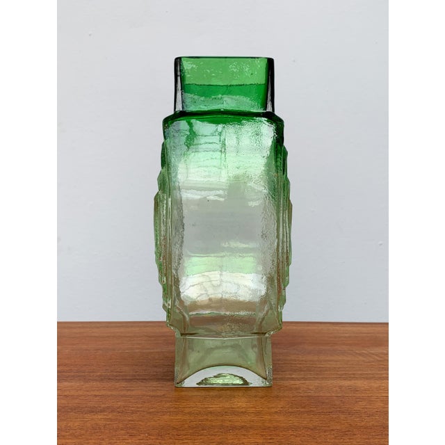 Vintage Finnish Glass Vase by Kaj Blomqvist for Kumela For Sale - Image 12 of 18