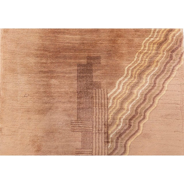 Mid 20th Century Vintage 1930s Chinese Art Deco Wool Rug Doris Leslie Blau For Sale - Image 5 of 8