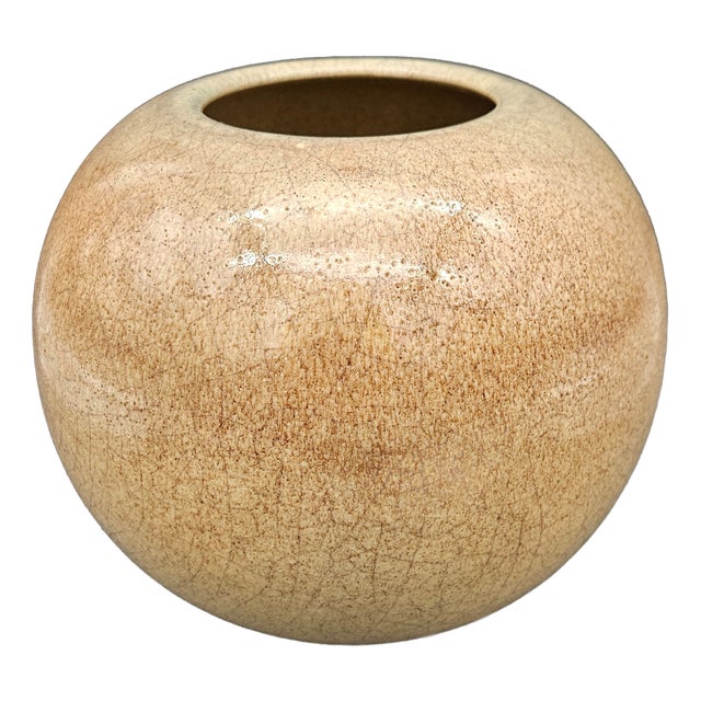 Vintage Ceramic Vase from Rüppurr Majolica Factory, 1930s For Sale