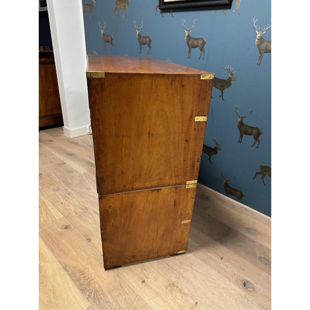 Military Campaign Chest of Drawers For Sale - Image 9 of 13