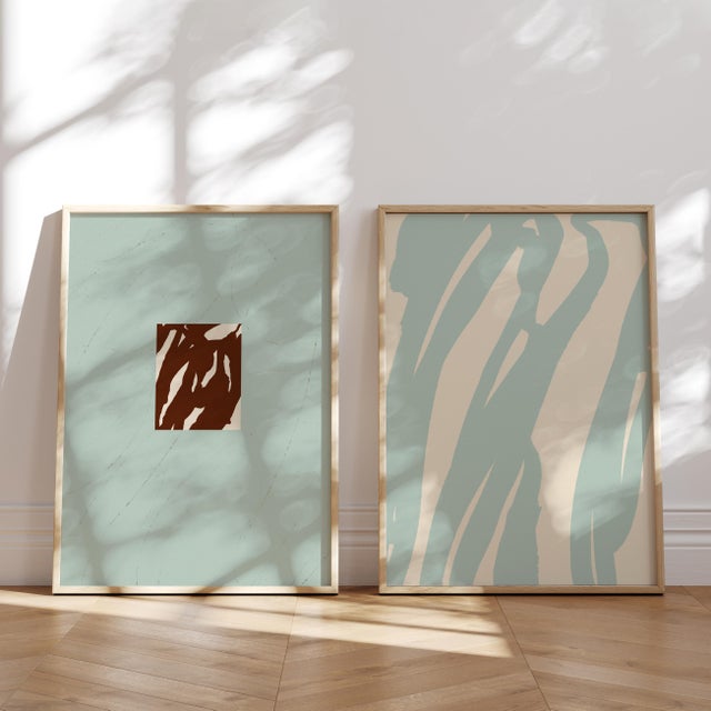 Contemporary Abstract Giclee Prints - Set of Two For Sale - Image 4 of 4
