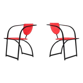 Postmodern Armchairs attributed to KFF Karl-Friedrich, Germany, 1980s, Set of 2 For Sale