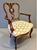 Schumacher 19th C. French Napoleon III Walnut Chair in Schumacher Fabric For Sale - Image 4 of 11