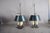 French Bouillotte Lamps in Silvered Metal, 1940s, Set of 2 For Sale - Image 9 of 18