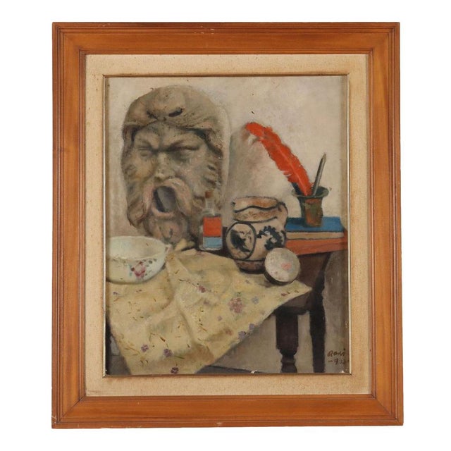 Horazi, Untitled, Oil on Canvas, Framed For Sale - Image 11 of 11