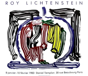 1983 Roy Lichtenstein Exhibition Poster