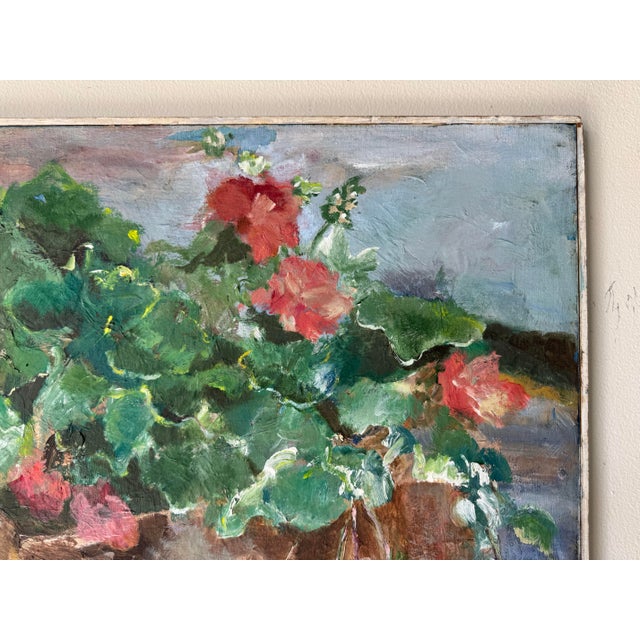 1960’s Bieger Botanical - Still Life Oil on Canvas Painting, Framed For Sale In Miami - Image 6 of 11
