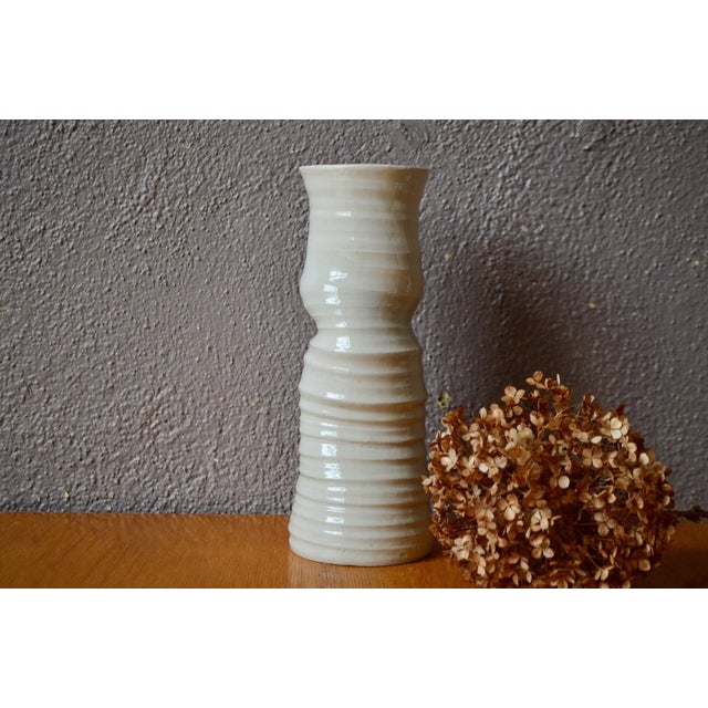 Ceramic Primitive Bohemian Glazed Stoneware Vase, 1990s For Sale - Image 7 of 7