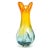 Blue Postmodern Vase from Chribska Glassworks, Czechoslovakia, 1930s For Sale - Image 8 of 8